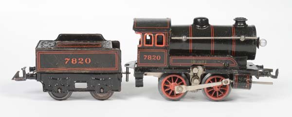 Bing: Bing, Locomotive with Tender, Germany pw, gauge 0, drive not checked, min. paint d., C 2-3