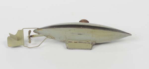 Bing: Bing, Submarine, Germany pw, tin, clockwork ok, soldering point on keel, otherwise good condition