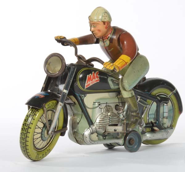 Arnold, Motorrad "MAC": Arnold, Motorbike "MAC", US Z. Germany , tin, cw ok, paint minimally refinished