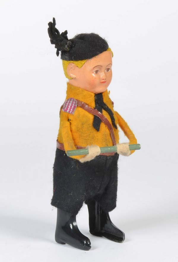 Schuco, Tanzfigur ""Soldat mit Floete Nr. 993/3": Schuco, Dancing Figur "Soldier with Flute No. 993/3", Germany pw, cw ok, 1934, rare, C 1-2