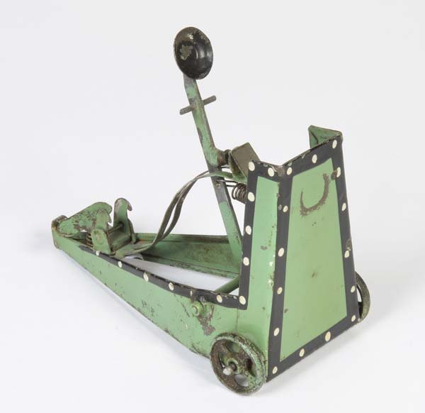 Marklin/Heyde, Steinschleuder: Marklin/Heyde, Slingshot, Germany pw, tin, function ok, part. paint d., C 2