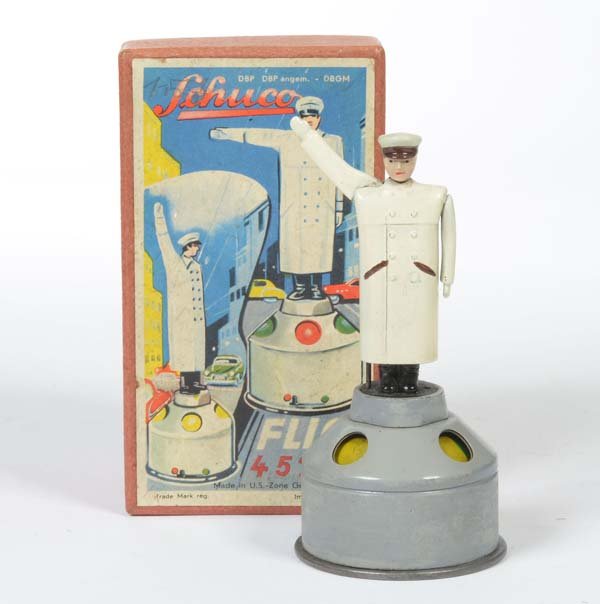 Schuco, Flic: Schuco, Flic, US Z. Germany, tin, cw ok, min. paint d., box C 2, C 2