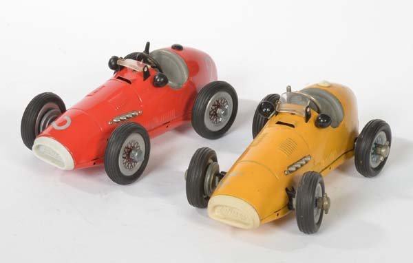 Schuco, 2x Grand Prix Racer: Schuco, 2x Grand Prix Racer, US Z. Germany + W.-Germany, tin, cw ok, C 1/2-
