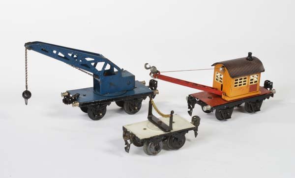 Marklin, 2 Kranwagen + Holzwagen (1 of 1)