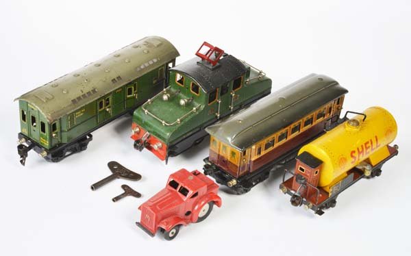 Marklin, Kesselwagen, Vollbahn Lok, Postwagen, (1 of 1)