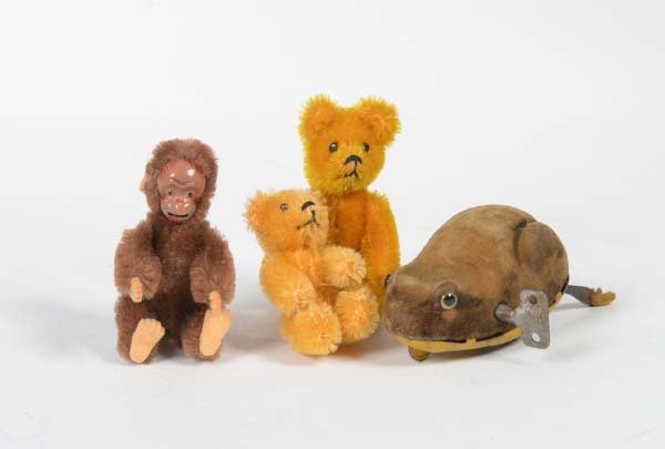Schuco, 2 Baeren + Frosch + Affe (1 of 1)