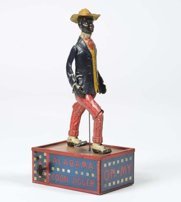 Lehmann, "Oh My" Alabama 985 Coon Jigger: Lehmann, "Oh My" Alabama 985 Coon Jigger, Germany pw, cw ok, function stiff, age related paint d., C 2-