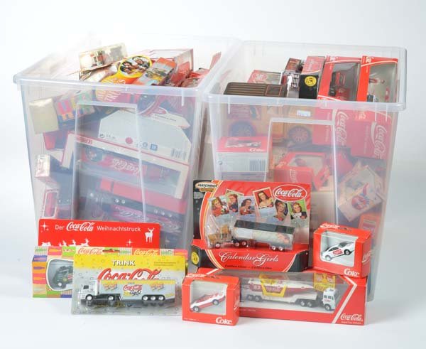 Grosses Konvolut: Coca Cola: meist Modellautos (1 of 1)