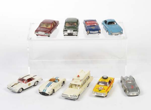 Dinky, Gama, Solido u.a., 9 Modellfahrzeuge (1 of 1)