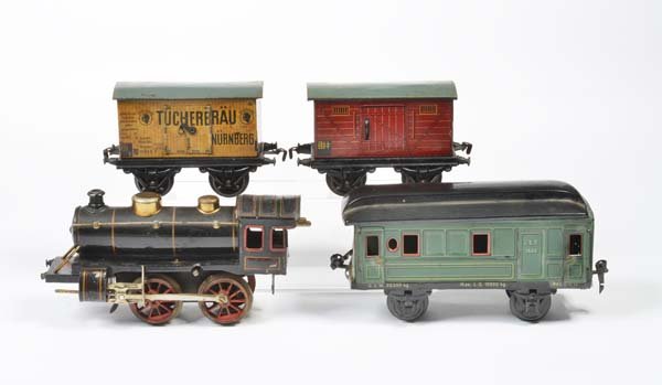 Krauss Fandor u.a., Lok + 3 Wagen (1 of 1)