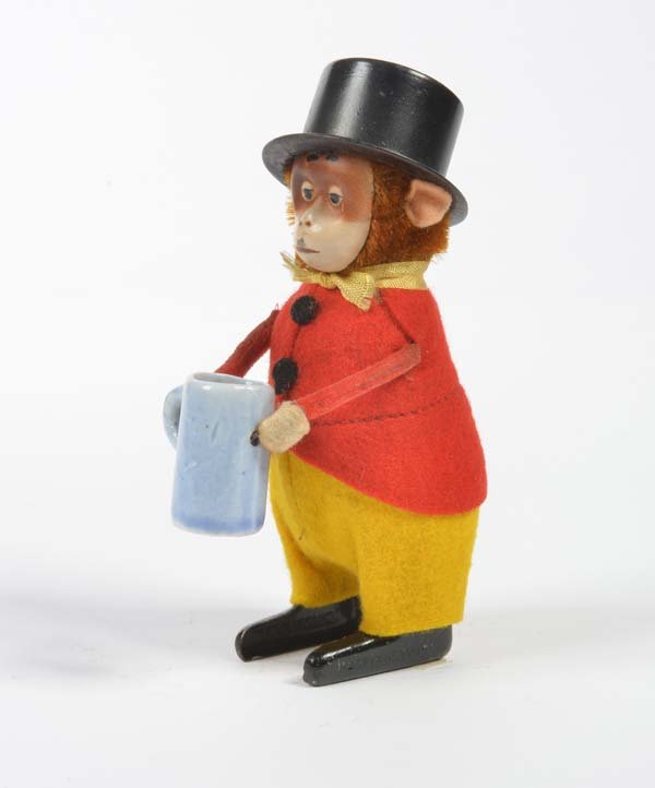 Schuco, Affe mit Krug + Zylinder (1 of 1)