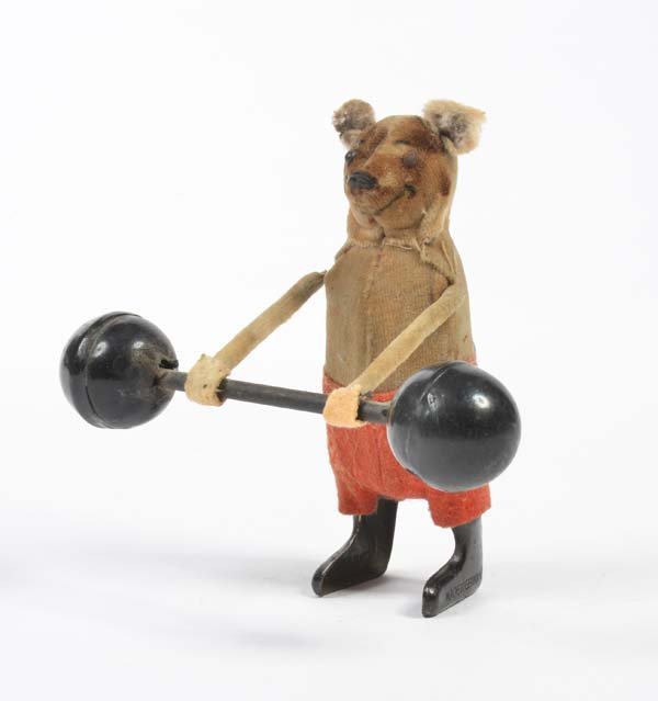 Schuco, Maus mit Hantel (1 of 1)