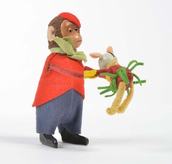 Schuco, Affe mit Maeusekind (1 of 1)