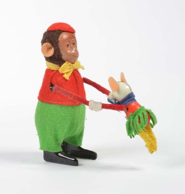 Schuco, Affe mit Maeusekind (1 of 1)