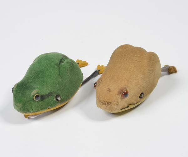 Schuco, 2 Flipo Froesche: Schuco, 2 Flipo Frogs, Germany, cw ok, C 1-