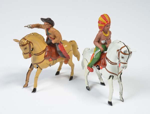 Koehler, 2 Pferde mit Reiter (1 of 1)