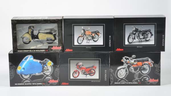Schuco, 6x Motorrad (1 of 1)