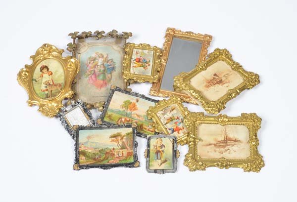 10 Bilder + Spiegel fuer Puppenstube (1 of 1)