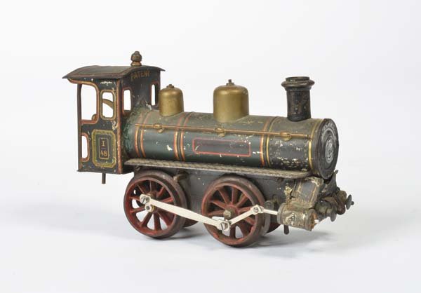 Bing, Lok uralt: Bing, Loco age-old, gauge 1, tin, cw defective, for restoration
