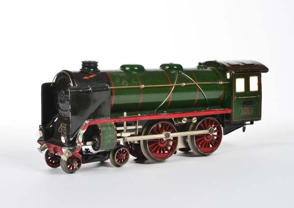 Marklin, Lok: Marklin, Loco, Germany pw, gauge 1, front damaged due to crash, for restoration