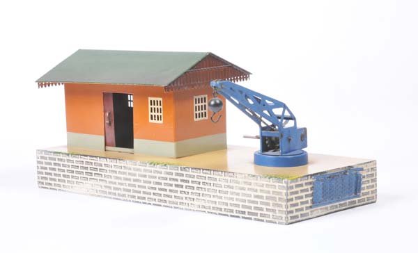 Marklin, Gueterschuppen + Kran (1 of 1)