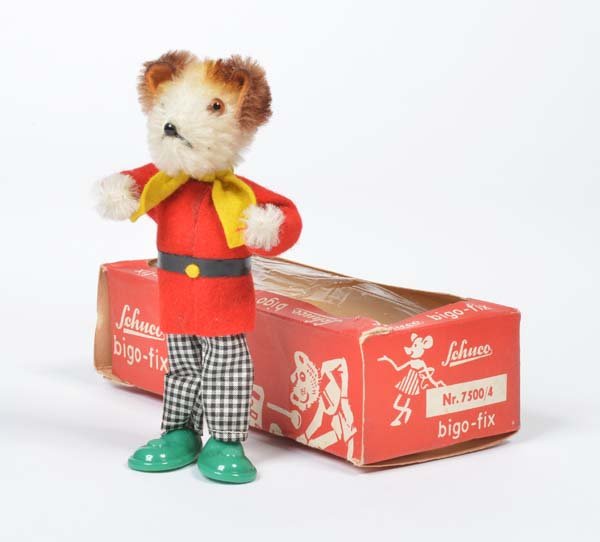 Schuco, Bigo Fix Hund: Schuco, Bigo Fix Dog, W.-Germany box C 2- (blister + box part. damaged), C 1