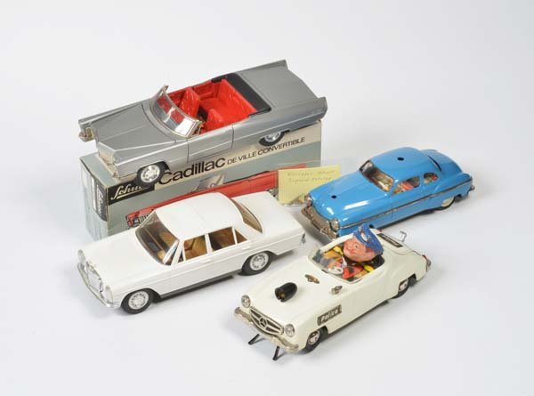 Schuco, Gama: Cadillac, Ingenico + Mercedes 200 Police (1 of 1)