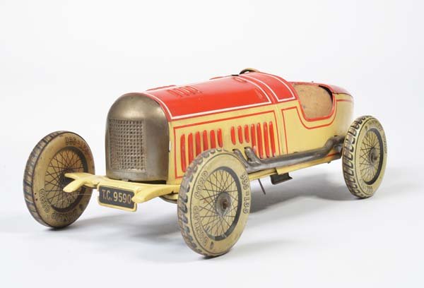 Tippco, Rennwagen: Tippco, Racing Car, Germany pw, tin, cw defective, driver missing, part. restored, please inspect