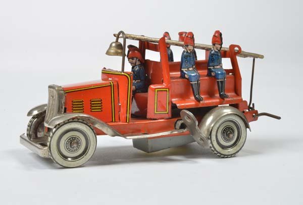 Fischer, Feuerwehrauto: Fischer, Fire Engine, Germany, tin, cw ok, C 1
