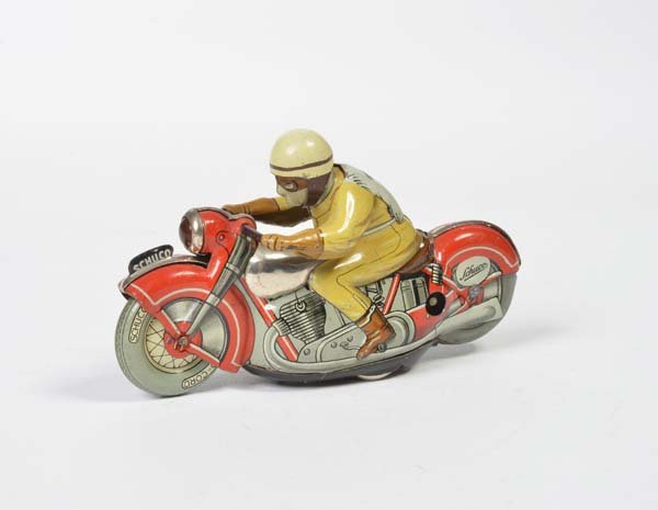 Schuco, Mirakomot Motorrad: Schuco, Mirakomot Motorrad, US Z. Germany, tin, drive ok, paint d., C 2