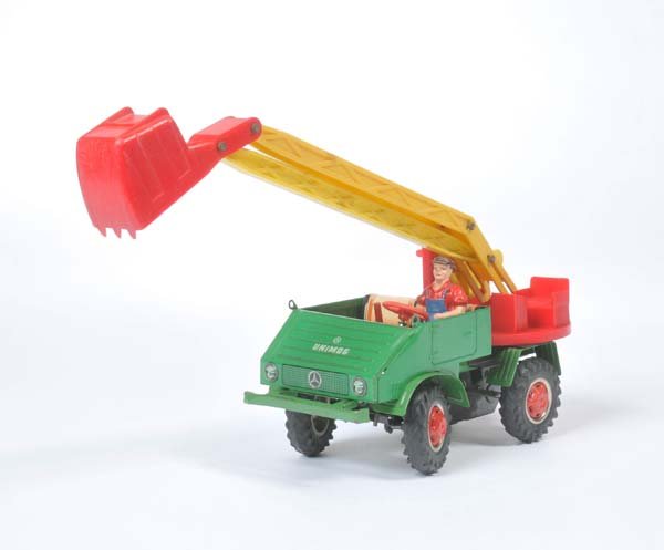 Tippco, Unimog mit  Bagger (1 of 1)