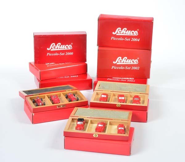 Schuco, 9 Piccolo Sets, 1995-2004 (1999 fehlt) (1 of 1)