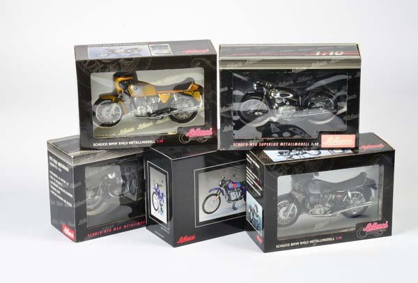 Schuco, 5 Motorraeder (1 of 1)