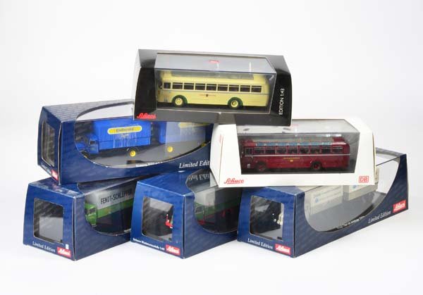 Schuco, 4x LKW + Anhaenger + 2 Busse (1 of 1)