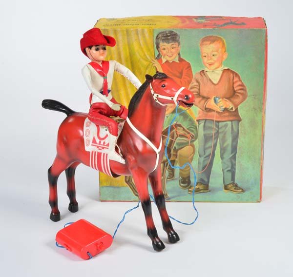 Juguete, Cowboy auf Pferd (1 of 1)