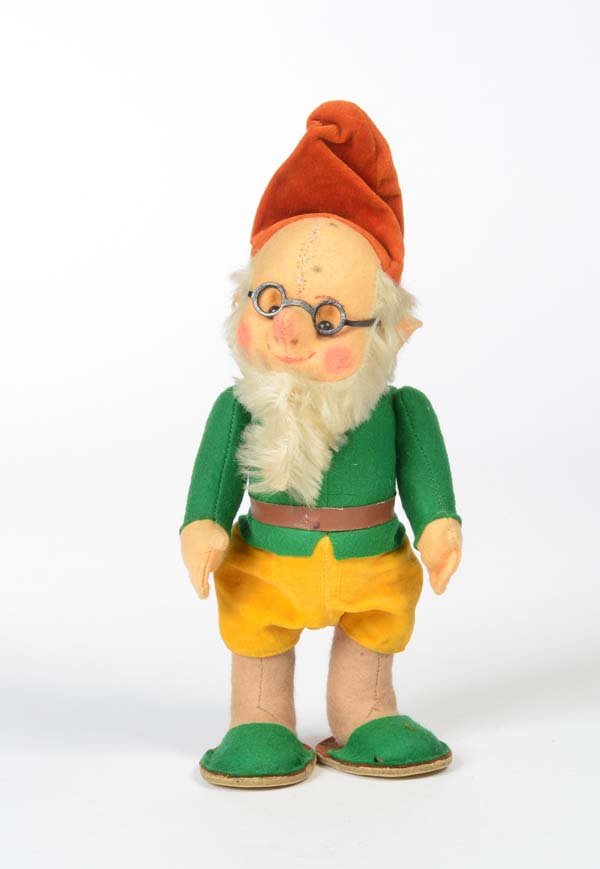 Schuco, Yes No Zwerg: Schuco, Yes No Zwerg, Germany, 22 cm, Funktion ok, Stirn genaeht, Haarverlust, Z 2