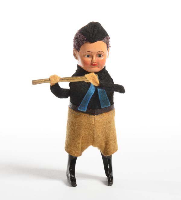 Schuco, Faschist mit Querfloete: Schuco, Faschist mit Querfloete, Germany, 12,5 cm, UW ok, min. LM, Z 1-