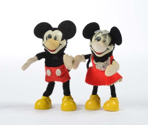 Schuco, Mascott Figuren Micky + Minny (1 of 1)