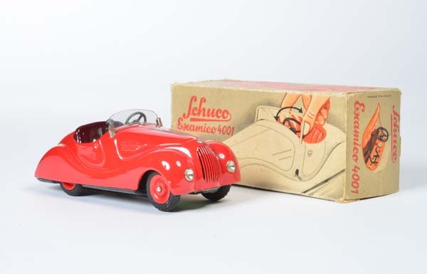 Schuco, Examico: Schuco, Examico, Germany VK, 14 cm, Blech, min. LM, Okt Z 2- (Laschen teilw. ersetzt + geklebt), Z 2+