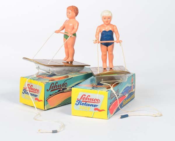 Schuco, 2x Flotano: Schuco, 2x Flotano, W.-Germany, 12 cm, Kst, Okt Z 1-2, Z 1-