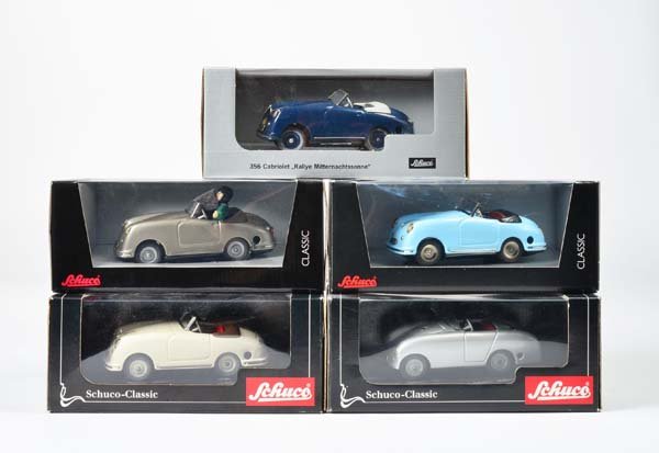 Schuco, 5x Classic Porsche (1x Rallye) (1 of 1)