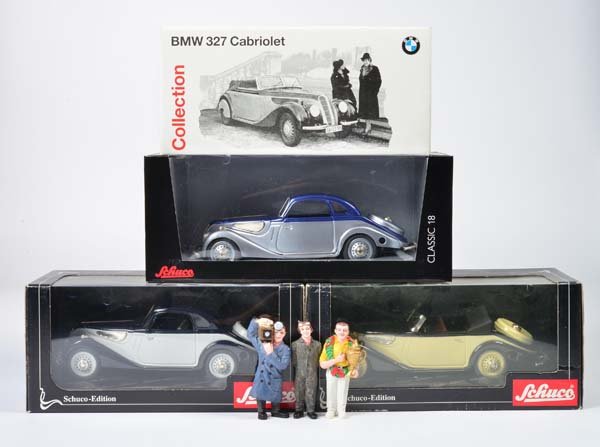 Schuco, 4x Edition BMW + 3 tlg. Figurenset (1 of 1)