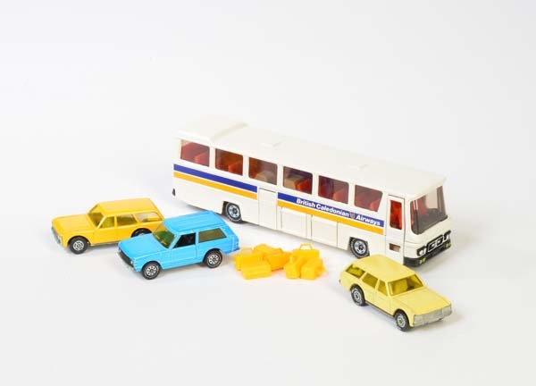 Siku, 3 Autos + 1 Bus "British Caledonian Airways" (1 of 1)