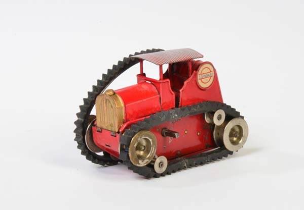 Marklin, Raupe: Marklin, Caterpillar, Germany pw, diecast, cw not checked, paint d., chains cracked due to age, C 2-