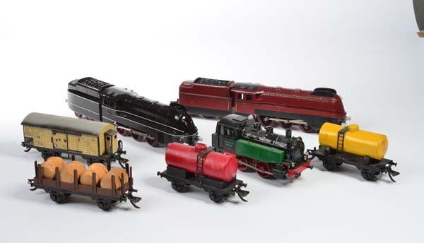 Zeuke u.a., Konvolut Spur 0 Loks + Waggons (1 of 1)