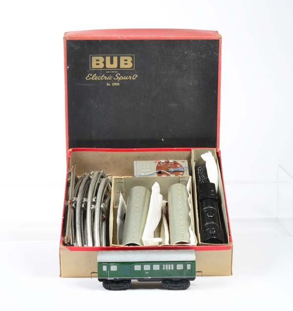 Bub, Electric Nr. 22930, Lok mit 3 Wagen, Trafo (ohne (1 of 1)