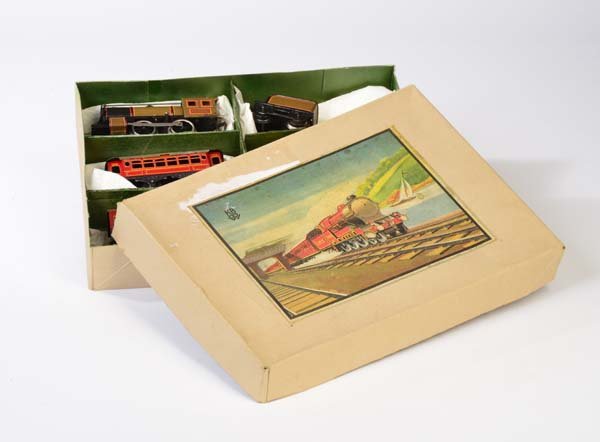 Bing, Starterpackung: Bing, Starter Kit, Germany pw, gauge 0, tin, cw ok, min. paint d., box C 2, C 2