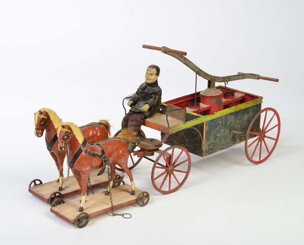 Bing, Feuerwehrkutsche, Pferde + Figur (1 of 1)