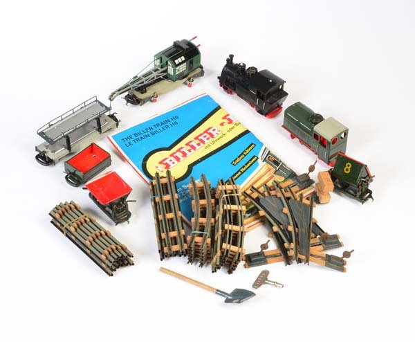 Biller, 2 Loks, Wagen + Schienen (1 of 1)