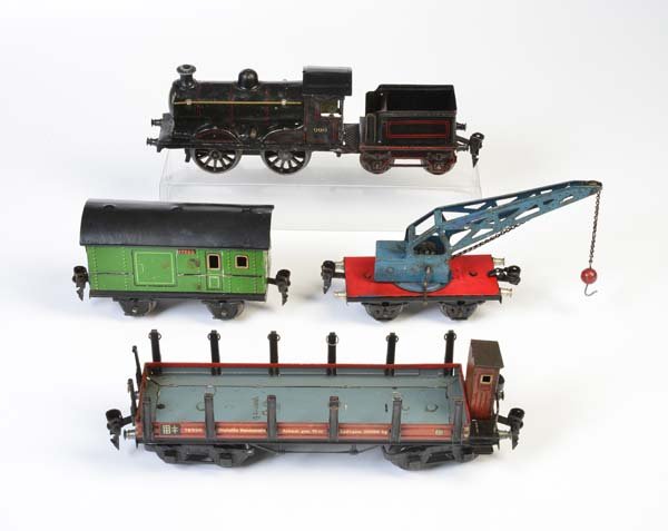 Marklin, Lok + 3 Wagen, Spur 0, (1 of 1)